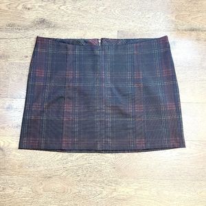 Wild Fable skirt plaid plus size 2X zipper back